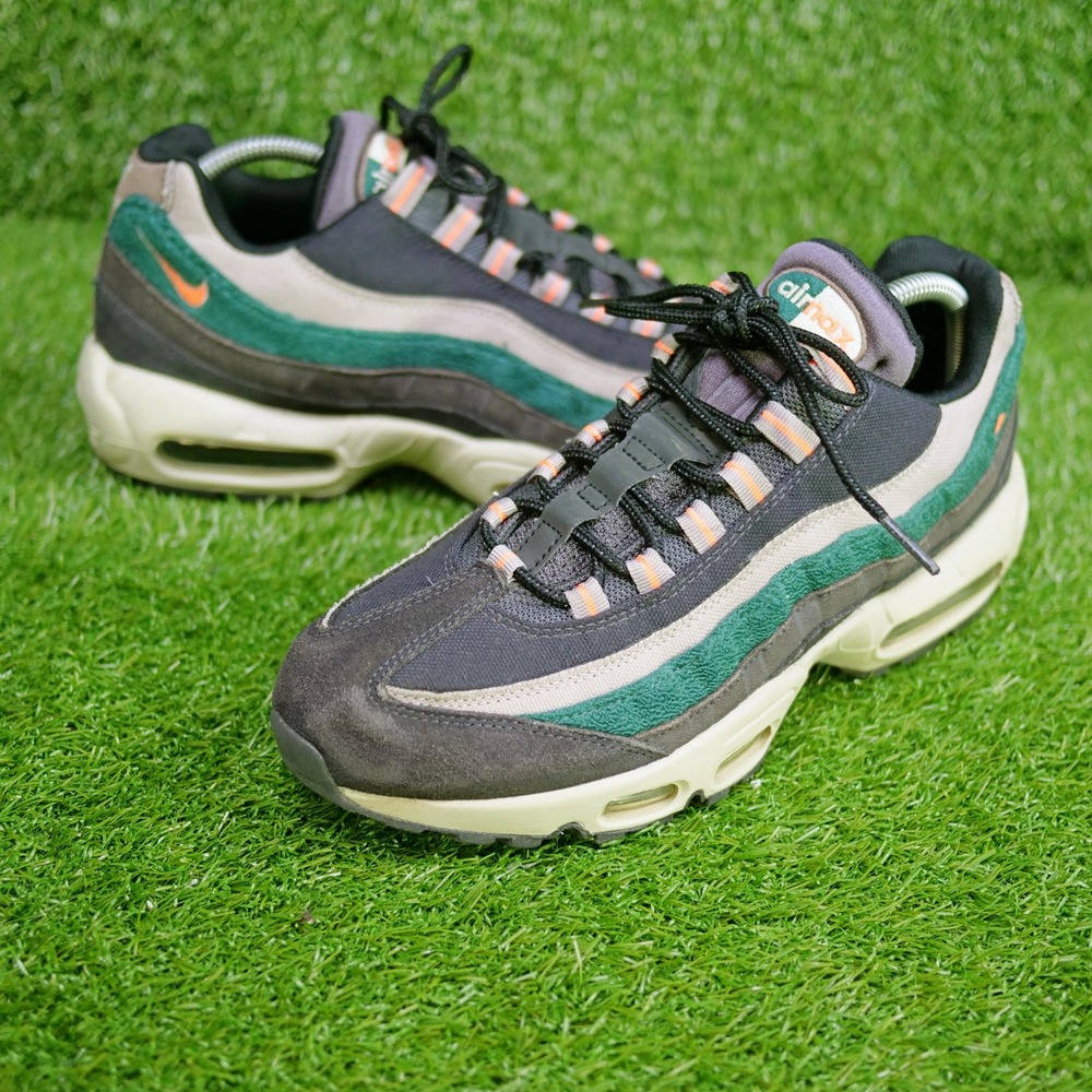 Nike Air Max 95 - Grey Rainforest Bright Mango - Men Size 9.5